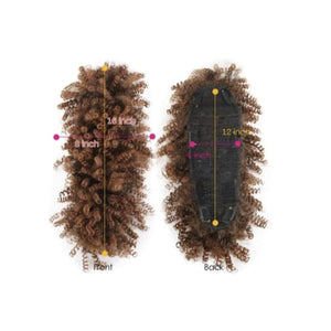 Afro kinky curly faux mohawk weave clip in - Clip In