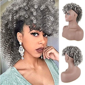 Afro kinky curly faux mohawk weave clip in - Clip In