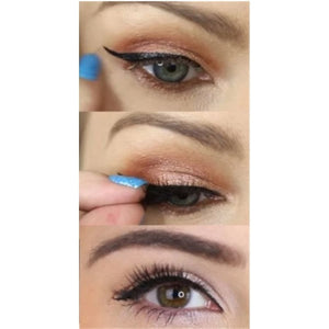 Black magnetic liquid eyeliner magic adhesive - Beauty