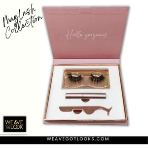 Mink luxury magnetic eyelashes and eyeliner kit for professional look - lashes