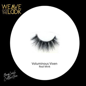 Mink luxury magnetic eyelashes and eyeliner kit for professional look - Lash Voluminous Vixen - lashes